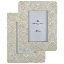 Coogee 4 x 6" Sandstone Photo Frames (Set of 2)