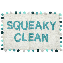 Squeaky Clean Cotton Bathroom Mat