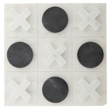 Tic Tac Toe Game Marble Ornament