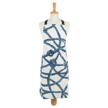 Navy & White Geller Cotton Apron