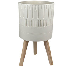 Ivory Khari Pot on Stand