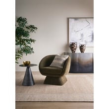 Mohinder Upholstered Swivel Armchair
