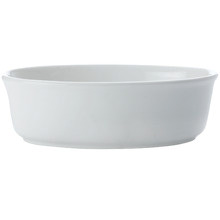 White Basics 13cm Oval Porcelain Pie Dishes (Set of 6)
