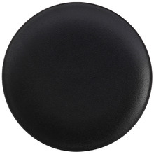 Black Caviar 27.5cm Porcelain Coupe Dinner Plates (Set of 4)