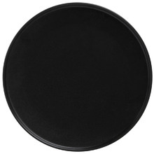 Black Caviar High Rim 21.2cm Porcelain Side Plates (Set of 4)