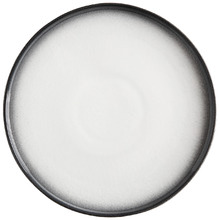 Granite Caviar High Rim 26.5cm Porcelain Dinner Plates (Set of 4)