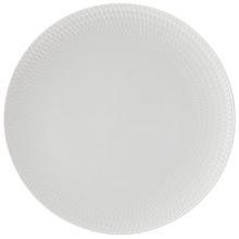White Basics Diamonds 27cm Porcelain Dinner Plates (Set of 6)