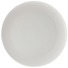 White Basics Diamonds 36cm Round Porcelain Platter