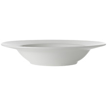 White Basics 23cm Porcelain Rim Soup Bowls (Set of 4)