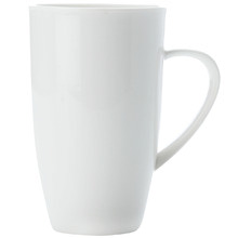 White Basics 600ml High Porcelain Coupe Mugs (Set of 4)
