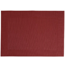 Red Wide Border Placemats (Set of 12)