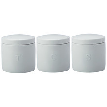 White Epicurious 500ml Porcelain Canister
