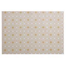Gold Starry Night Cotton Placemat
