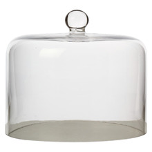 Diamante Straight Sided 19cm Glass Cake Dome