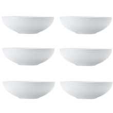 White Basics Diamonds 16cm Coupe Serving Bowl (Set of 6)