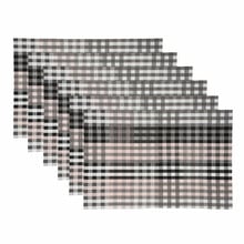 Table Accents Chequered Placemats (Set of 6)