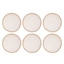 White Table Accents Placemats (Set of 6)