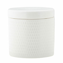 White Basics Diamonds 600ml Porcelain Canister