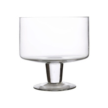 Diamante 20cm Glass Footed Trifle Bowl