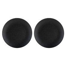 Caviar 30cm Porcelain Charger Plates (Set of 2)