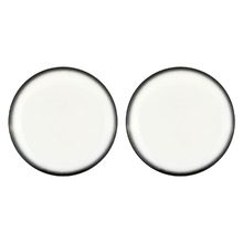 Caviar 30.2cm Porcelain Charger Plates (Set of 2)