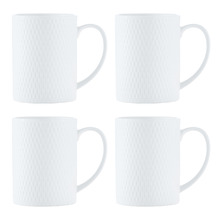White Basics 400ml Porcelain Mugs (Set of 4)