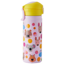 Maxwell & Williams Pink Kasey Rainbow Critters 550ml Insulated Bottle