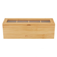 Evergreen 29.5cm Bamboo Tea Box