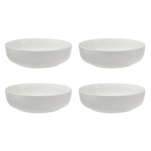 White Basics Porcelain High Rim Bowls (Set of 4)