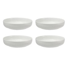 White Basics Porcelain High Rim Bowls (Set of 4)