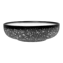 Granite Caviar 27cm Porcelain Serving Bowl