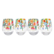 4 Piece Royal Botanic Gardens Eucalyptus Bloom 500ml Tumbler Set