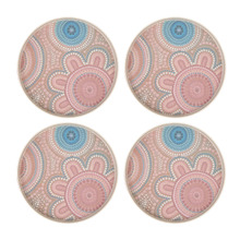 Lou Martin 20cm Melamine Serving Plates (Set of 4)