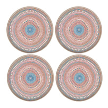 Lou Martin 25.5cm Melamine Serving Plates (Set of 4)