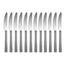 Diamonds Stainless Steel Table Knives (Set of 12)