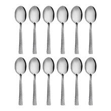Diamonds Stainless Steel Spoons (Set of 12)