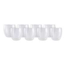 Blend Double Wall Glass Cups (Set of 8)