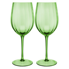 Wicked 568ml Ribbed Wine Glasses (Set of 2)