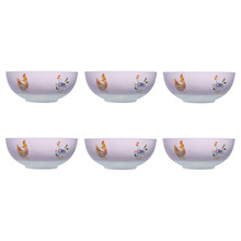 Pete Cromer Barn Friends Chook 15cm Porcelain Bowls (Set of 6)