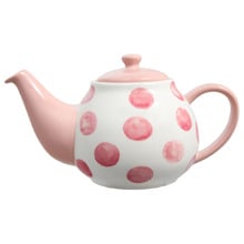 Pink Olde English Porcelain Teapot