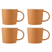 The Mug Club Mono 400ml Stoneware Mugs (Set of 4)