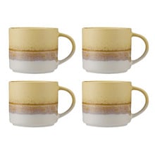 The Mug Club Earthy 370ml Stoneware Mugs (Set of 4)