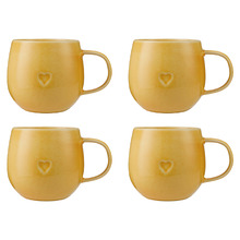 The Mug Club Amore Snug 460ml Stoneware Mugs (Set of 4)