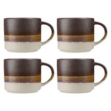 The Mug Club Earthy 370ml Stoneware Mugs (Set of 4)