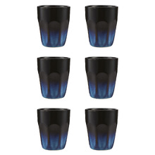 Caviar Midnight 250ml Porcelain Latte Cups (Set of 6)