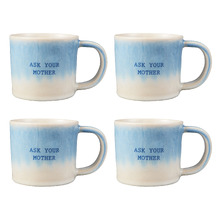The Mug Club Quotes Ask Your Mother 350ml Mugs (Set of 4)