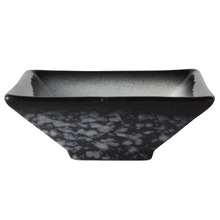 Granite Caviar Square Porcelain Sauce Bowls (Set of 12)