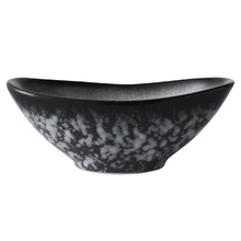 Granite Caviar Oval Porcelain Sauce Bowls (Set of 12)