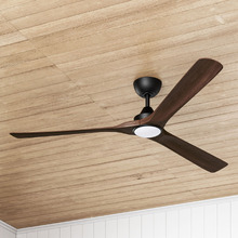 Black Base Spitfire DC Ceiling Fan with LED