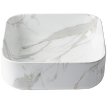 Regency 390mm Square Ceramic Above Counter Basin